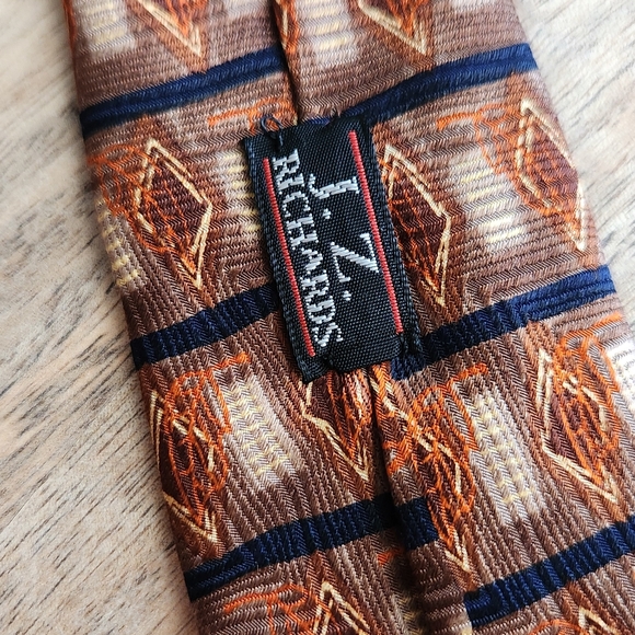 Nordstrom JZ Richards Men's All Silk Made in America Neck Tie - Picture 4 of 10